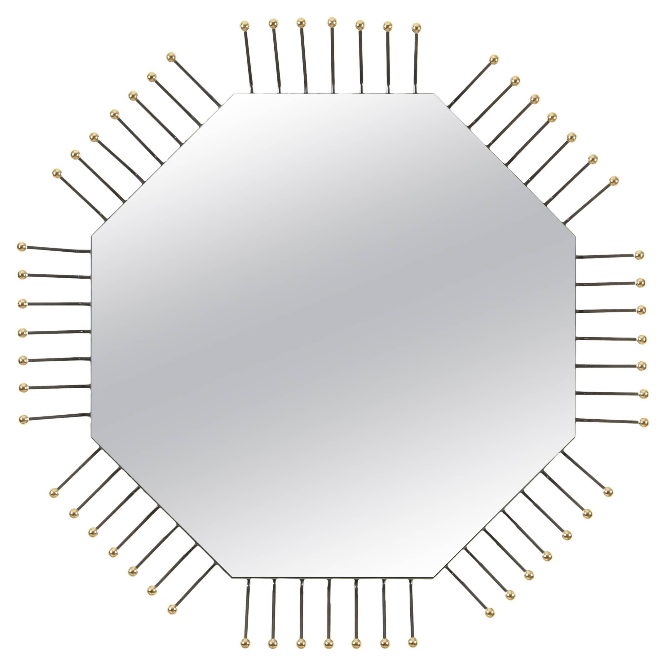 Mother Board Mirror in Octagon by Collection Particulière