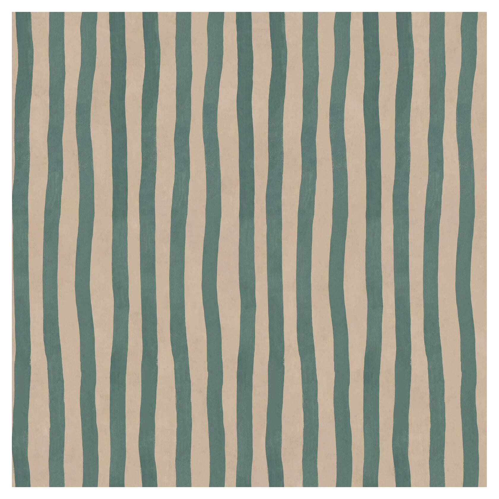 ARTIST'S STRIPE Papel Pintado - Euforbia y Alabastro