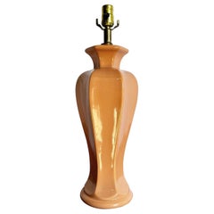 Postmodern Pastel Pink Gloss Ceramic Table Lamp
