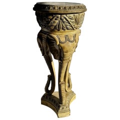 Regency Three Elephant Plant Stand/Planter/Planter