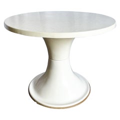 Mesa Tulipán Vintage de Fibra de Vidrio de la Era Espacial