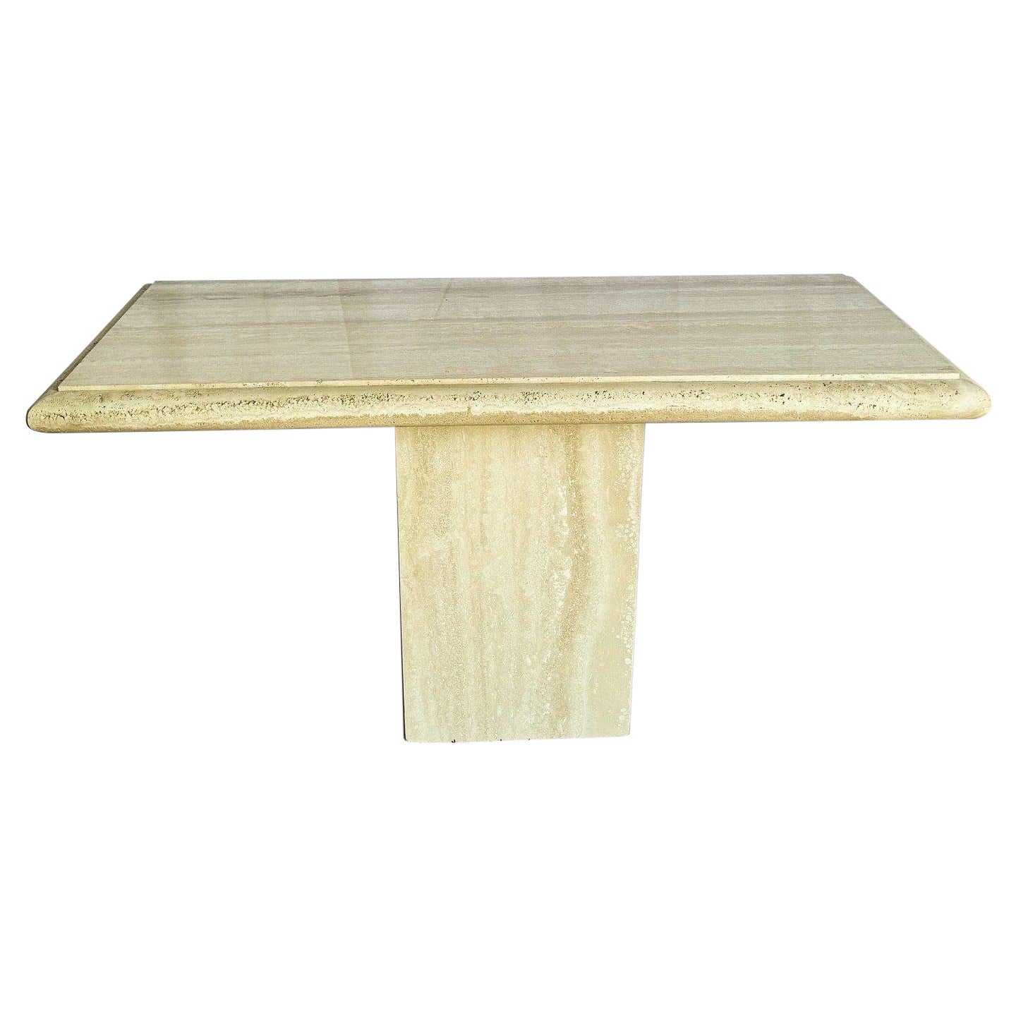 Consola de Travertino Pulido Italiano Bullnose