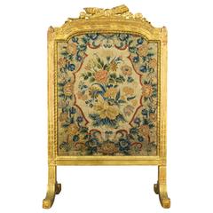 19th Century Louis XVI Style Fire Screen