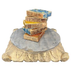 Large 20th Century Wooden Architectural Pedestal Stand Centerpiece