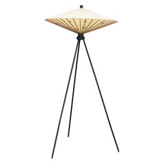 Japanese Tripod Floor Lamp, Kasa 60s