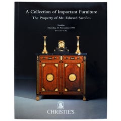 Christie's : Una Colección de Muebles Importantes, Propiedad del Sr. Edward Sarofim