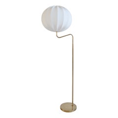 Midcentury Modern Brass Floor Lamp Bergboms GX-145 , Sweden, 1970s