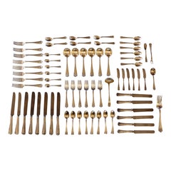 c. 1910 Tiffany Sterling Silver "Winthrop" Flatware Service for 8