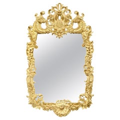 Rococo Carved Giltwood Mirror