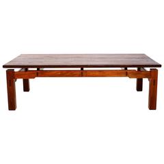 MId Century Modern Studio Solid Teak Coffee Table 9