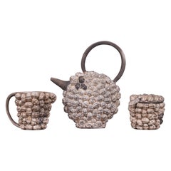 A Doll Head Studio Pottery Tea Set