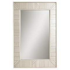 Miroir abstrait inspiré de l'Art déco, fabriqué à la main par Artisanal