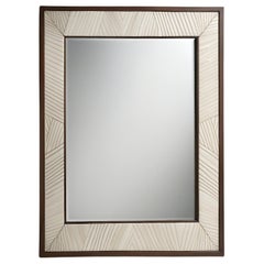 Abstract Mirror Inspired by Art Deco, Handcrafted by Artisanal