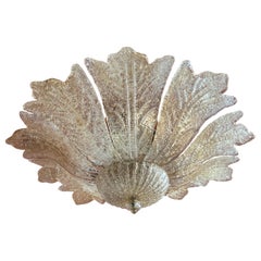 Mid century modern Murano Glass Flush Mount, 1970s
