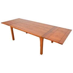 Tavolo da pranzo allungabile in legno massiccio di ciliegio Stickley Mission Arts & Crafts