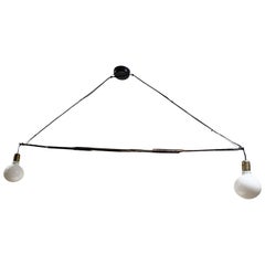 Lampe Haus Lange, bronze, de Franz West pour Memphis, marquée "FRANZ WEST X MEMPHIS"