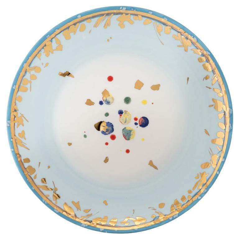 Set di 2 piatti di cristallo per la cena