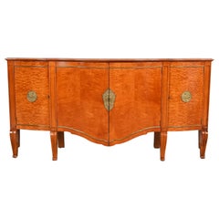 John Widdicomb Französisch Regency Louis XVI Wurzelholz und Messing Sideboard Credenza