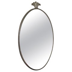 Schwedischer Grace Spiegel aus Zinn, exquisit und stilvoll. 1920/30er Jahre Schwedisches Art Deco