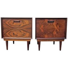 Pair of Arne Vodder Rosewood Nightstands 11