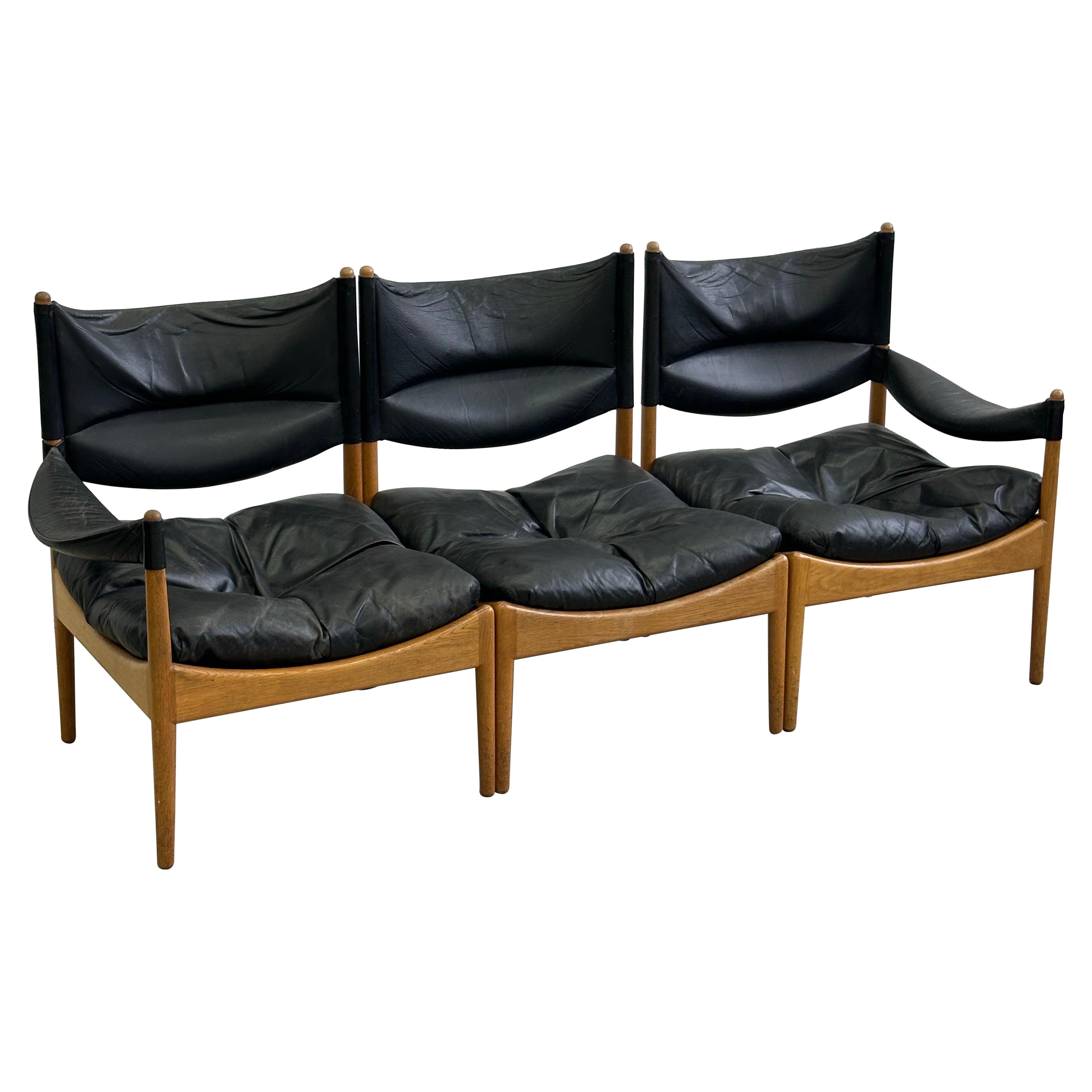 Danish 3 seater Modus sofa designed by Kristian Vedel for Soren Willadsen 1960.
