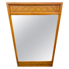 Mid-Century Modern Walnut Wall Mirror