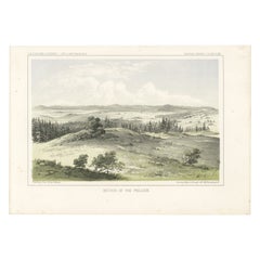 Antique Scenic Lithograph of the Palouse Region in the Northwestern United States - 1856