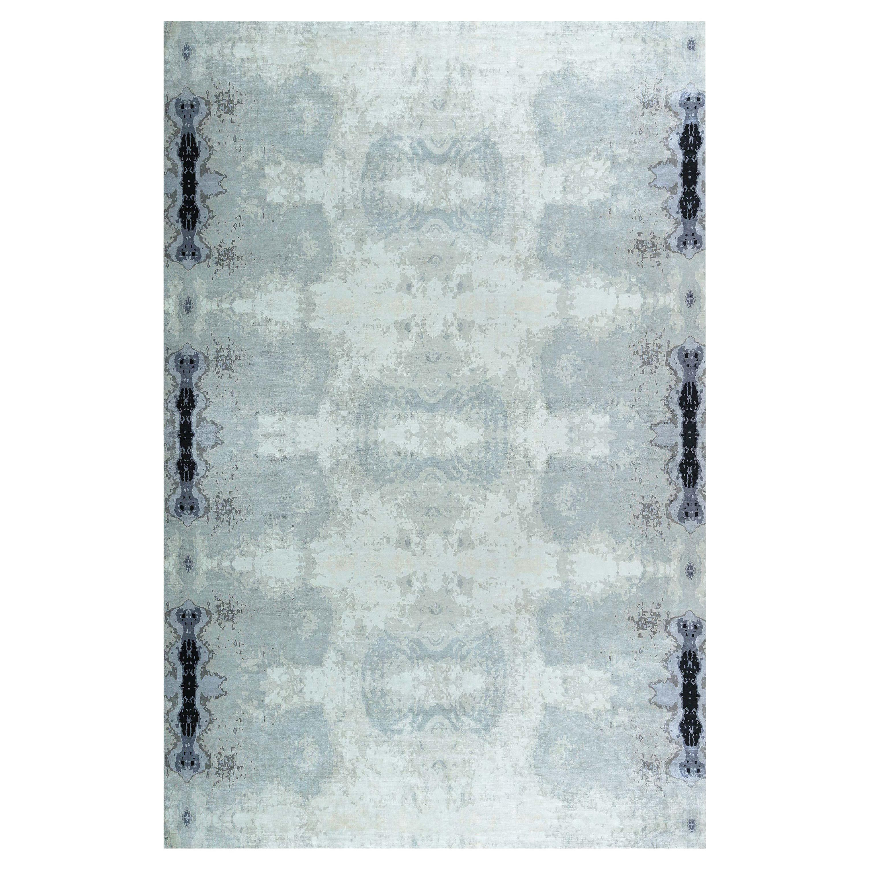 Alfombra contemporánea Kusafiri de seda de Doris Leslie Blau