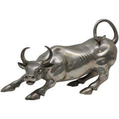 Silver Plated Bull 5