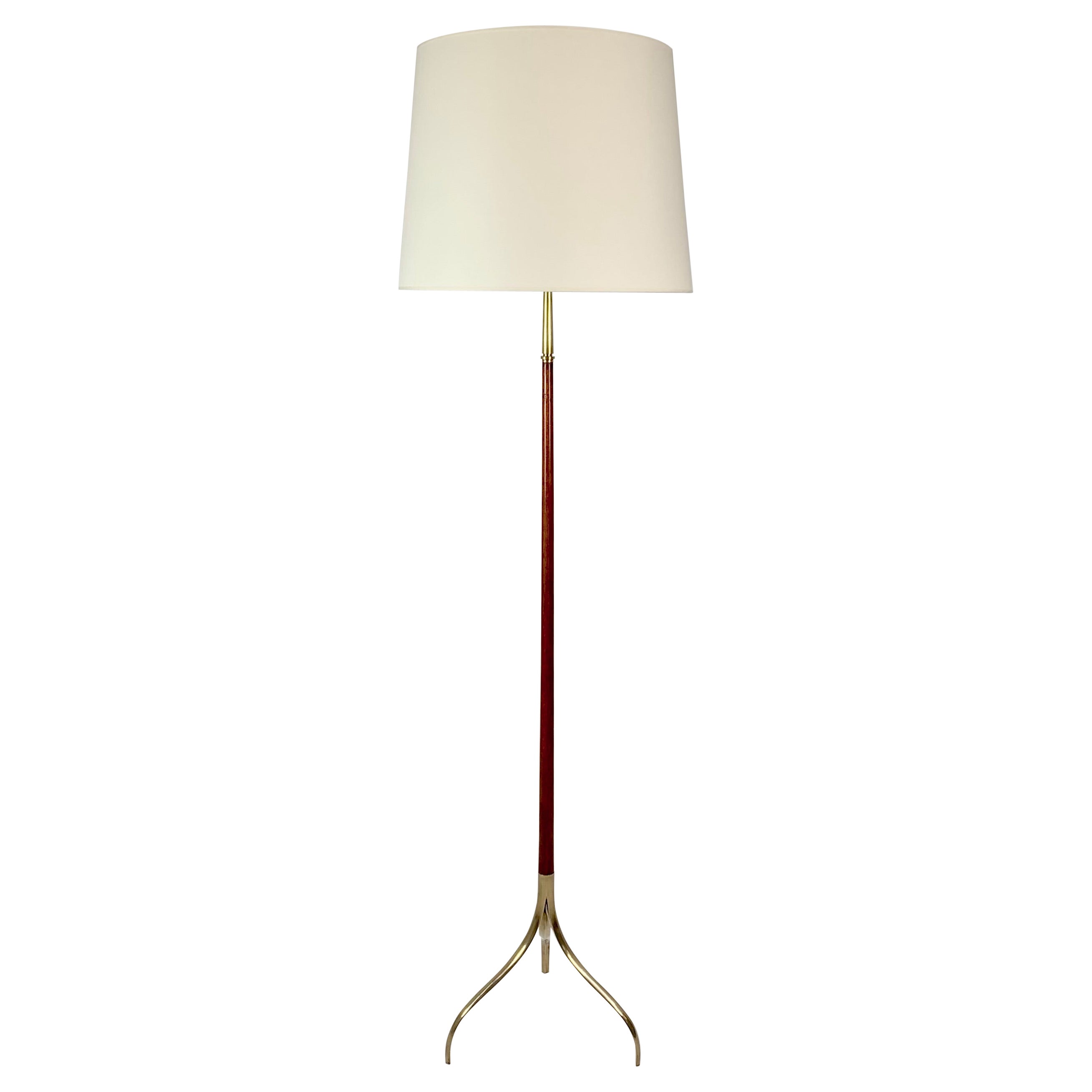 Giuseppe Ostuni Floor Lamp , 313 Model, for O-Luce, circa 1949, Italy.