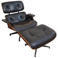 Exceptional Rosewood Eames Chair 670 and Ottoman 671 for Herman Miller 9