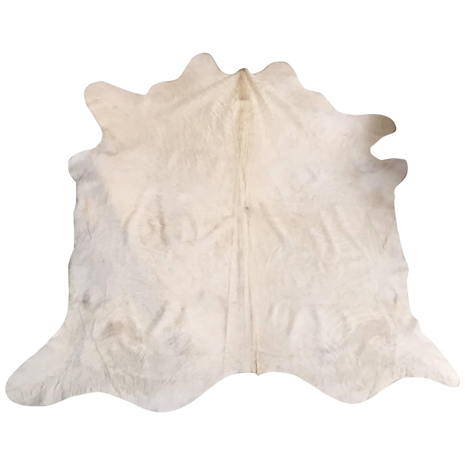 Argentinian White Cowhide/Rug