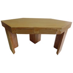 Escritorio trapezoidal futurista francés / moderno de mediados de siglo de Alain Marcoz, hacia 1956