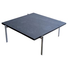 PK61 Couchtisch aus Schiefer von Poul Kjaerholm für E. Kold Christensen, Dänemark, 1956
