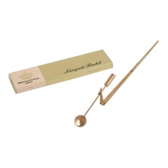 Skultuna, Sweden. "Lampett" wall-mounted candle holder in brass.