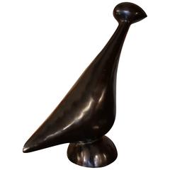 Bronze Sculpture "The Hen" by Xavier Alvarez
