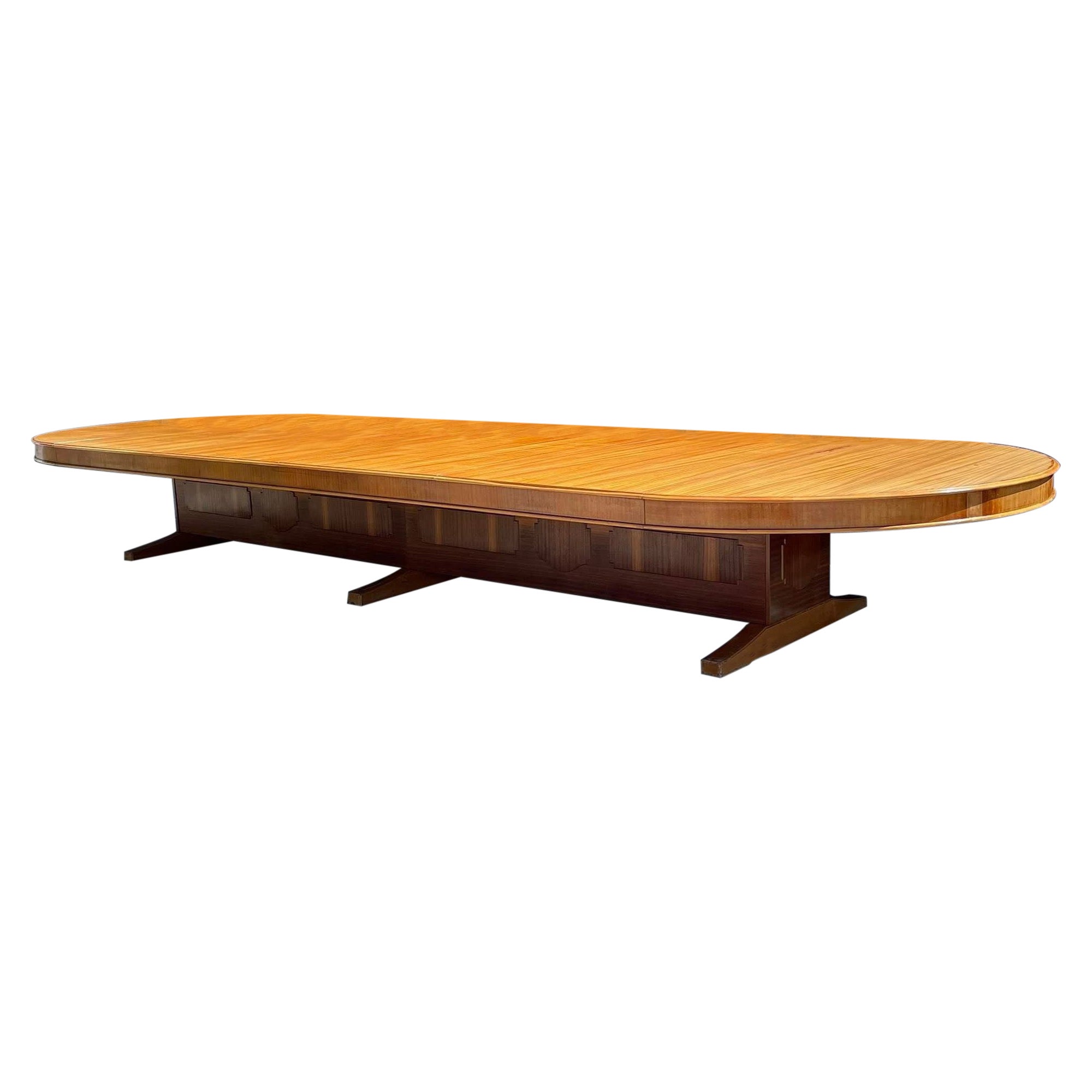 Grande table de réunion ou de conférence de 1960 en vente 2