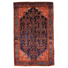 Persischer Kolyai Kleiner Teppich - Wolle Blau Rosa Rot Design - 75072