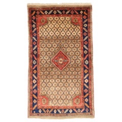 Persischer Kolyai Kleiner Teppich - Wolle Blau Elfenbein Rot Design - 75054