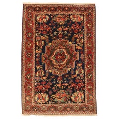 Persischer Bakhtiari Kleiner Teppich - Wolle Grün Marineblau Rot Gelb - 75089