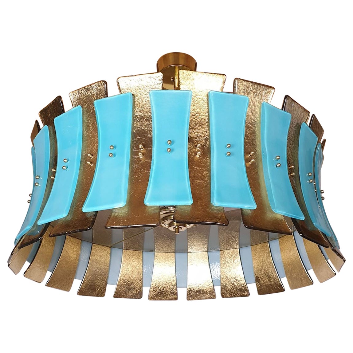 Drum Murano glass chandelier