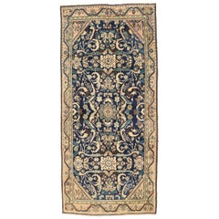 Alfombra Persa Mahal Small - Lana Azul Marfil Design - 75189