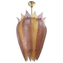Large Murano Glass Chandelier or Lantern Italy