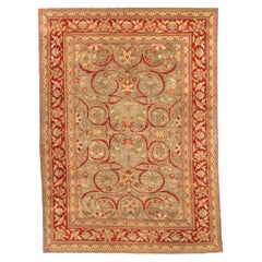 Alfombras Persas Bakhtiari Circa 1910 - Lana Azul Marfil Rojo Diseño - 75479