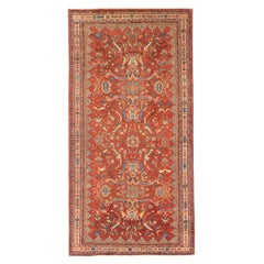 Persischer Meshkabad Kleiner Teppich - Wolle Blau Elfenbein Rot Design - 75485