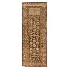 Persian Bakhtiari Small Rug - Wool Brown Ivory Pink Design - 75523