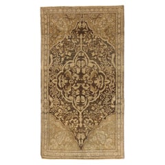 Alfombra Persa Malayer Small - Lana Marrón Ivory Design - 75525