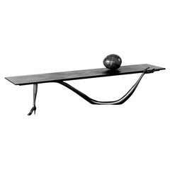 Retro Leda Low Table Sculpture After Salvador Dali, Fundació Gala-Salvador Dali