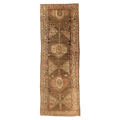 Tappeto Persiano Bijar - Lana Marrone Avorio Rosa - 75559