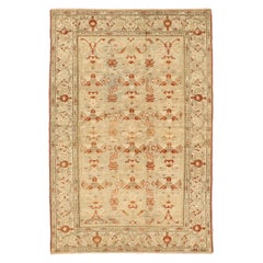 Tappeto persiano Malayer Small - Lana Marrone Avorio Rosso - 75624